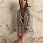 Voyage Shirt Dress - Black StripesThe HandloomDress