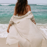 Voyage Shirt Dress - Khaki Green StripesThe HandloomDress