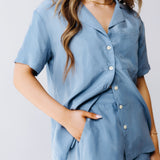 Washable Silk Wide-Leg Pants