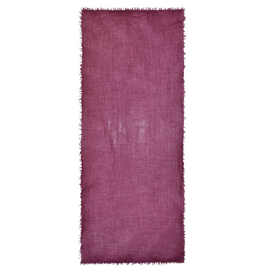 Whisper Hand Dyed Scarf — EggplantDupatta DesignsSCARVES