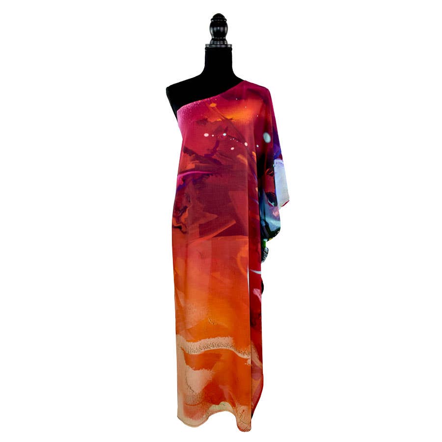 Whitemarsh One - Shoulder Reversible DressDupatta DesignsDRESS