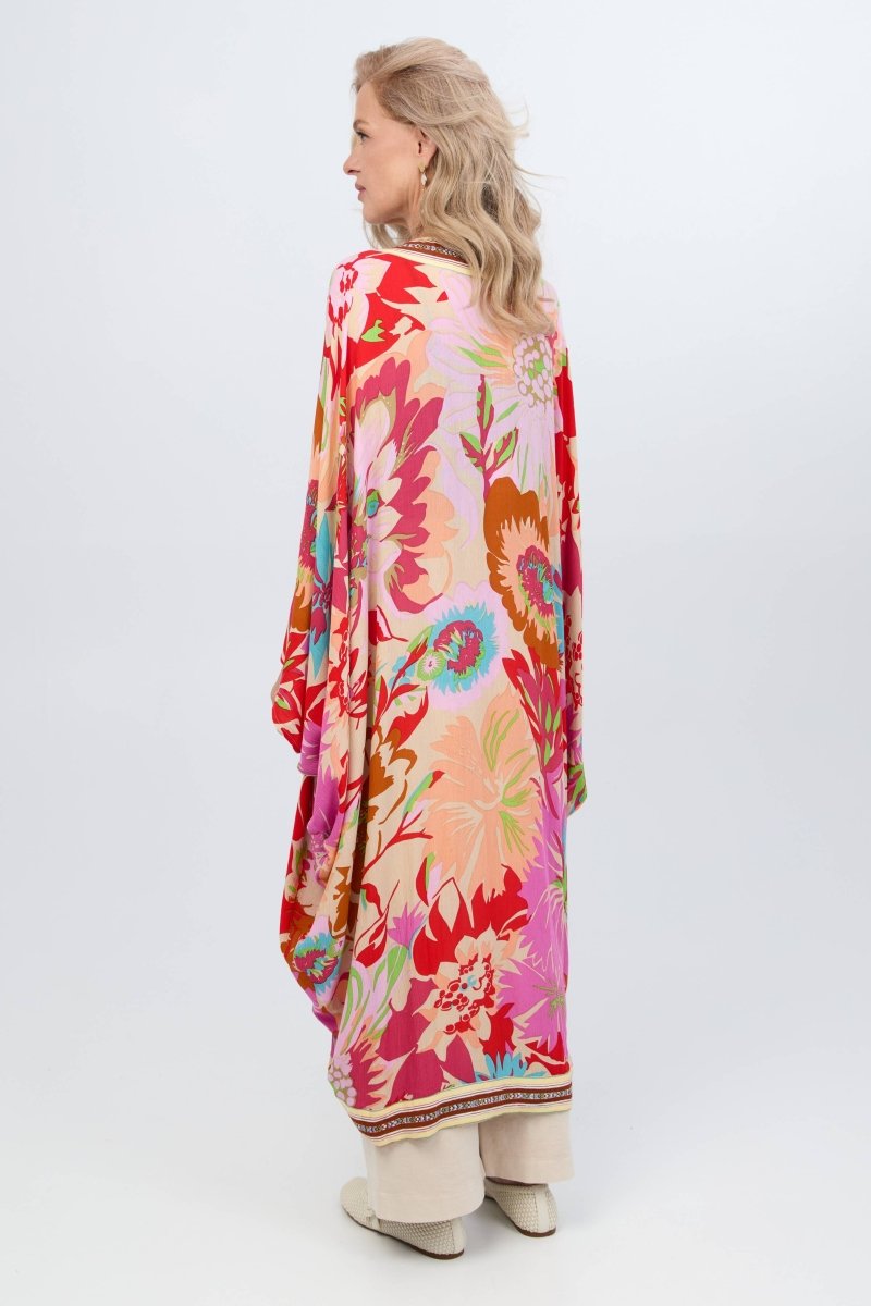 Wing Sleeve Floral KimonoSAACHIKimono