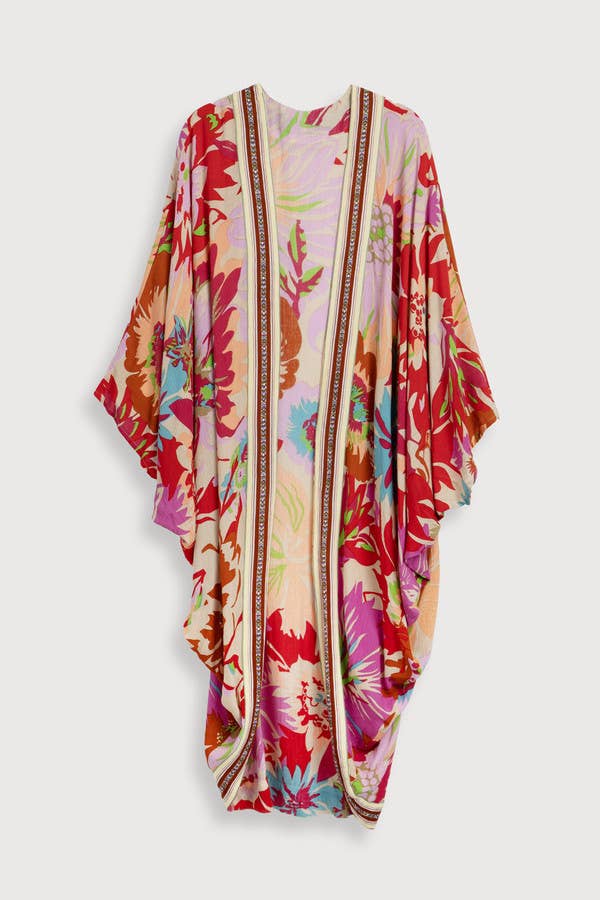 Wing Sleeve Floral KimonoSAACHIKimono