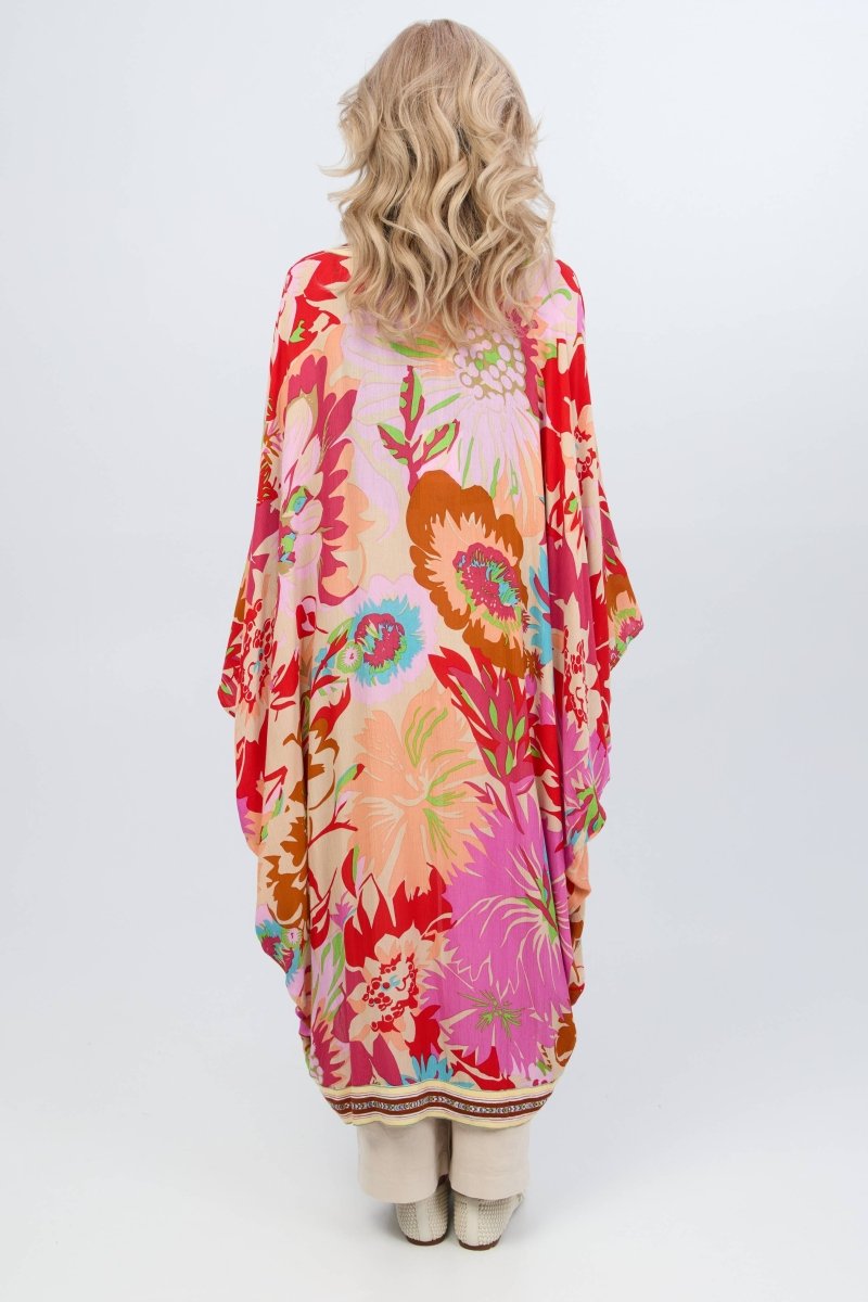 Wing Sleeve Floral KimonoSAACHIKimono