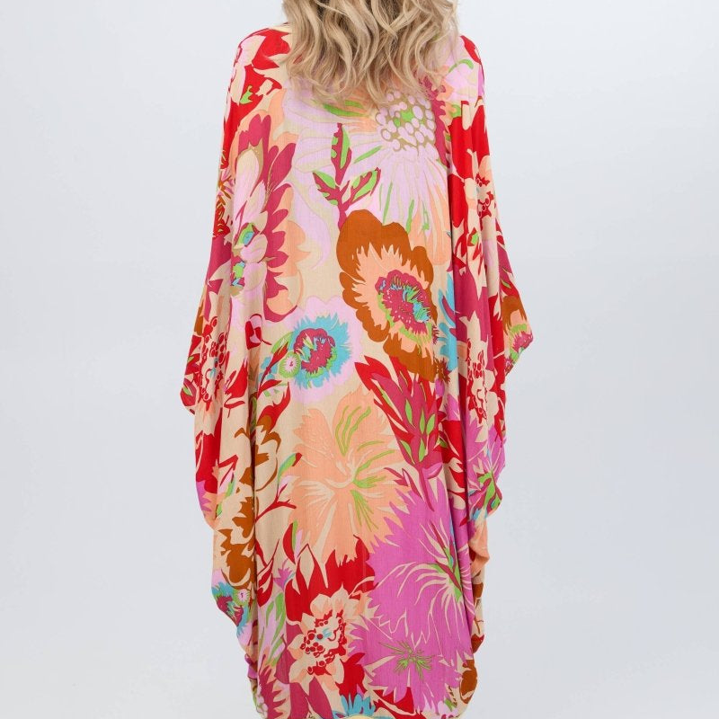 Wing Sleeve Floral KimonoSAACHIKimono