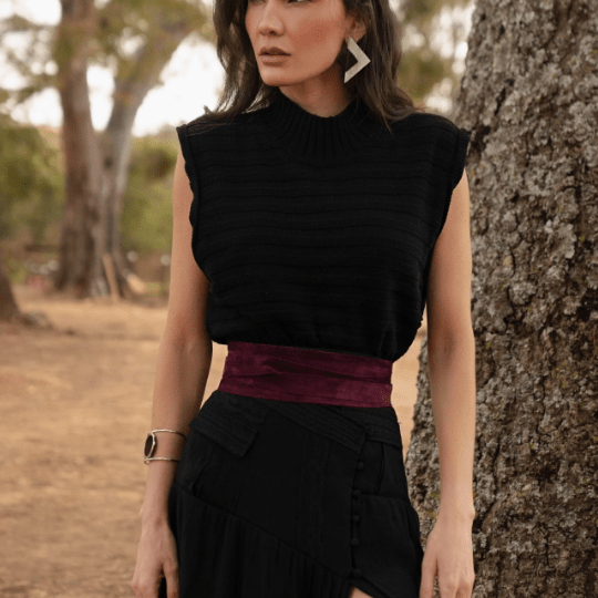 Wrap Belt - Berry SuedeADA Collection Beltsbelts