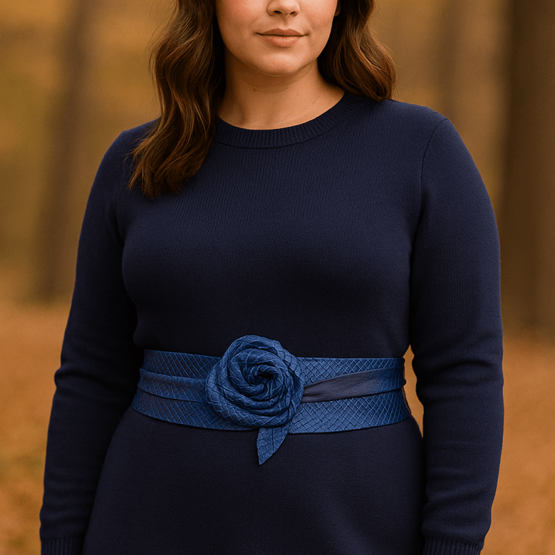 Wrap Belt – Blue PythonADA Collection Beltsbelts