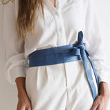 Wrap Belt – Blue PythonADA Collection Beltsbelts