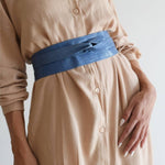 Wrap Belt – Blue PythonADA Collection Beltsbelts
