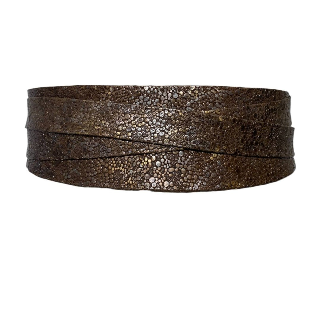 Wrap Belt - Chocolate Bubble - OSADA Collection Beltsbelts