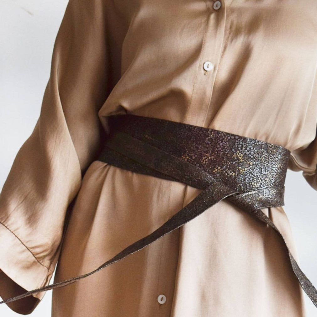 Wrap Belt - Chocolate Bubble - OSADA Collection Beltsbelts