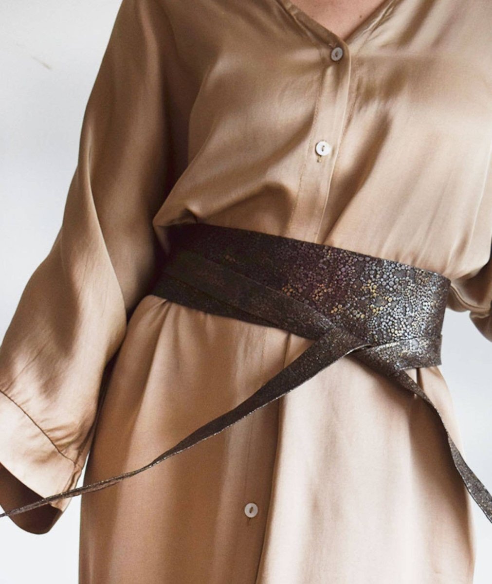 Wrap Belt - Chocolate Bubble - OSADA Collection Beltsbelts
