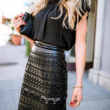 Wrap Belt - Midnight Bronze Black - OSADA Collection Beltsbelts