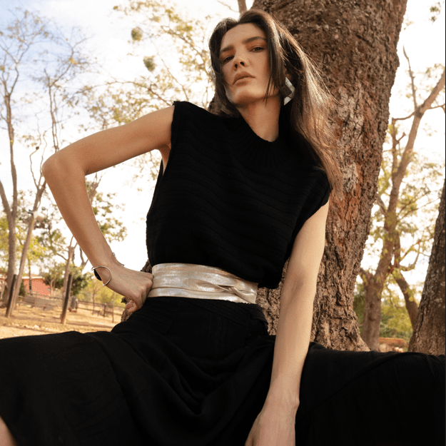Wrap Belt - Silver ShimmerADA Collection BeltsACCESS