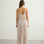 Yaz Dress - Burgundy StripesThe HandloomDress