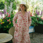 Zainab - Kuba Tomato with Tomato EmbroideryAlamwarDRESS