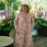 Zainab - Kuba Tomato with Tomato EmbroideryAlamwarDRESS