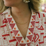 Zainab - Kuba Tomato with Tomato EmbroideryAlamwarDRESS