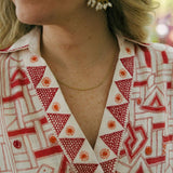 Zainab - Kuba Tomato with Tomato EmbroideryAlamwarDRESS