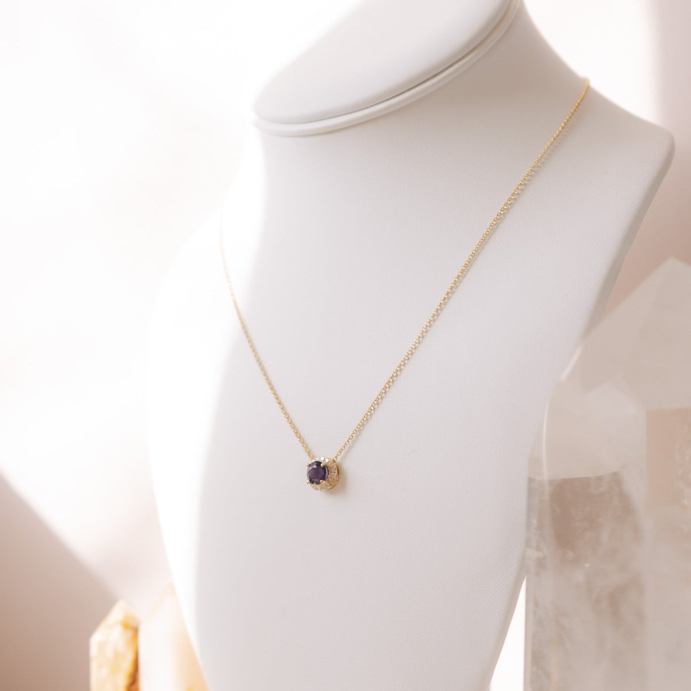 14kt Purple Garnet NecklaceZiabird Private LabelNecklaces
