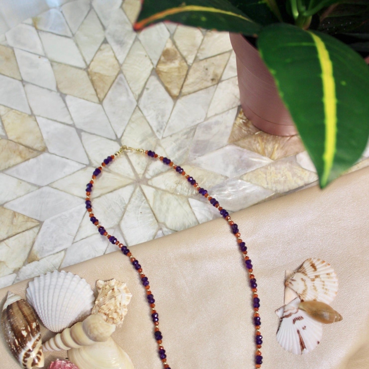 Amethyst and Carnelian NecklaceDebra PyeattNecklace