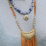 Amethyst & Gold Bead Necklace 4BHBella Smith DesignsNecklaces