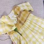 Annie Wrap Children's Dress- YellowGuadalupeDress