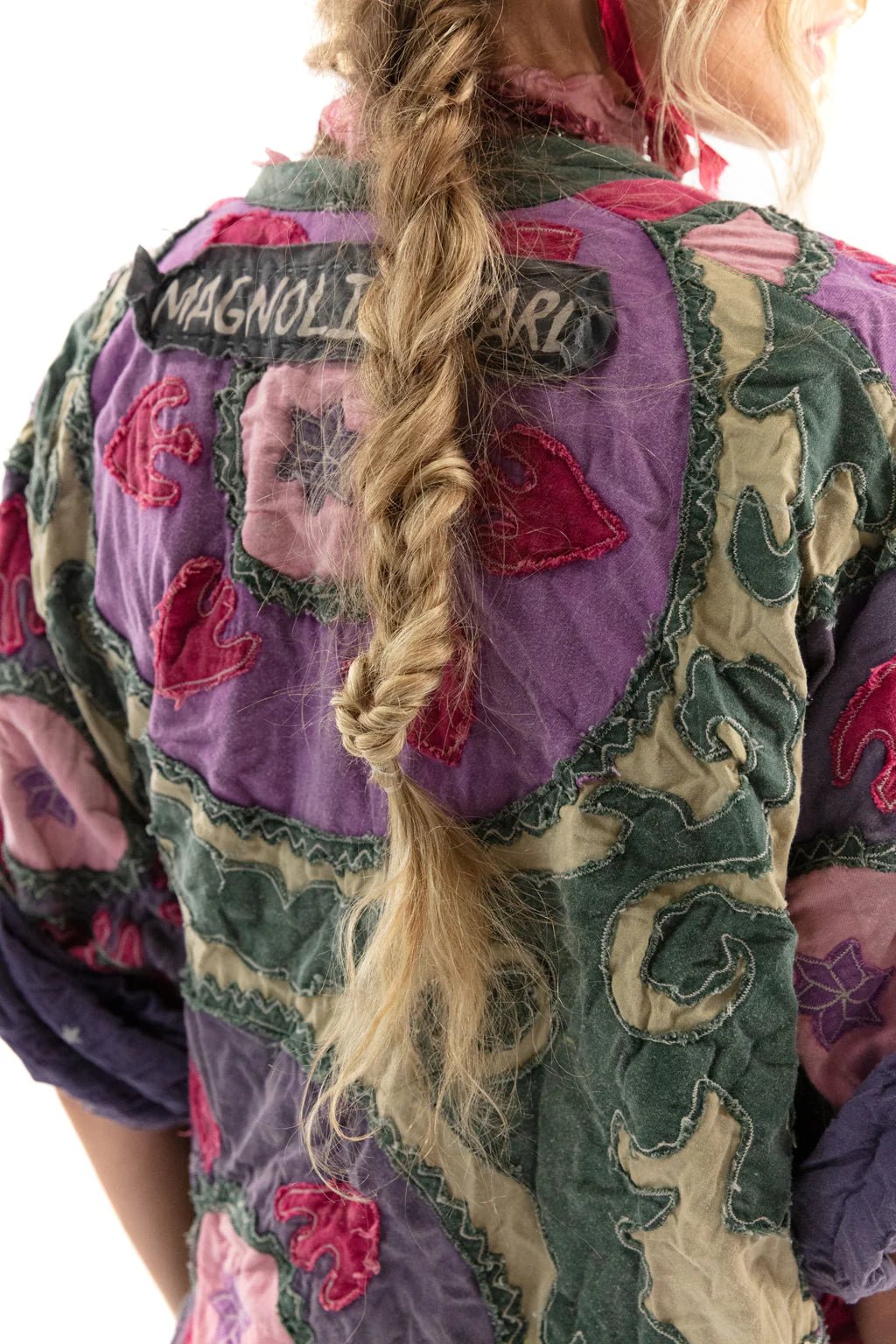 Applique Hippie Coat Jacket 587 - BazaarMagnolia PearlCoats & Jackets