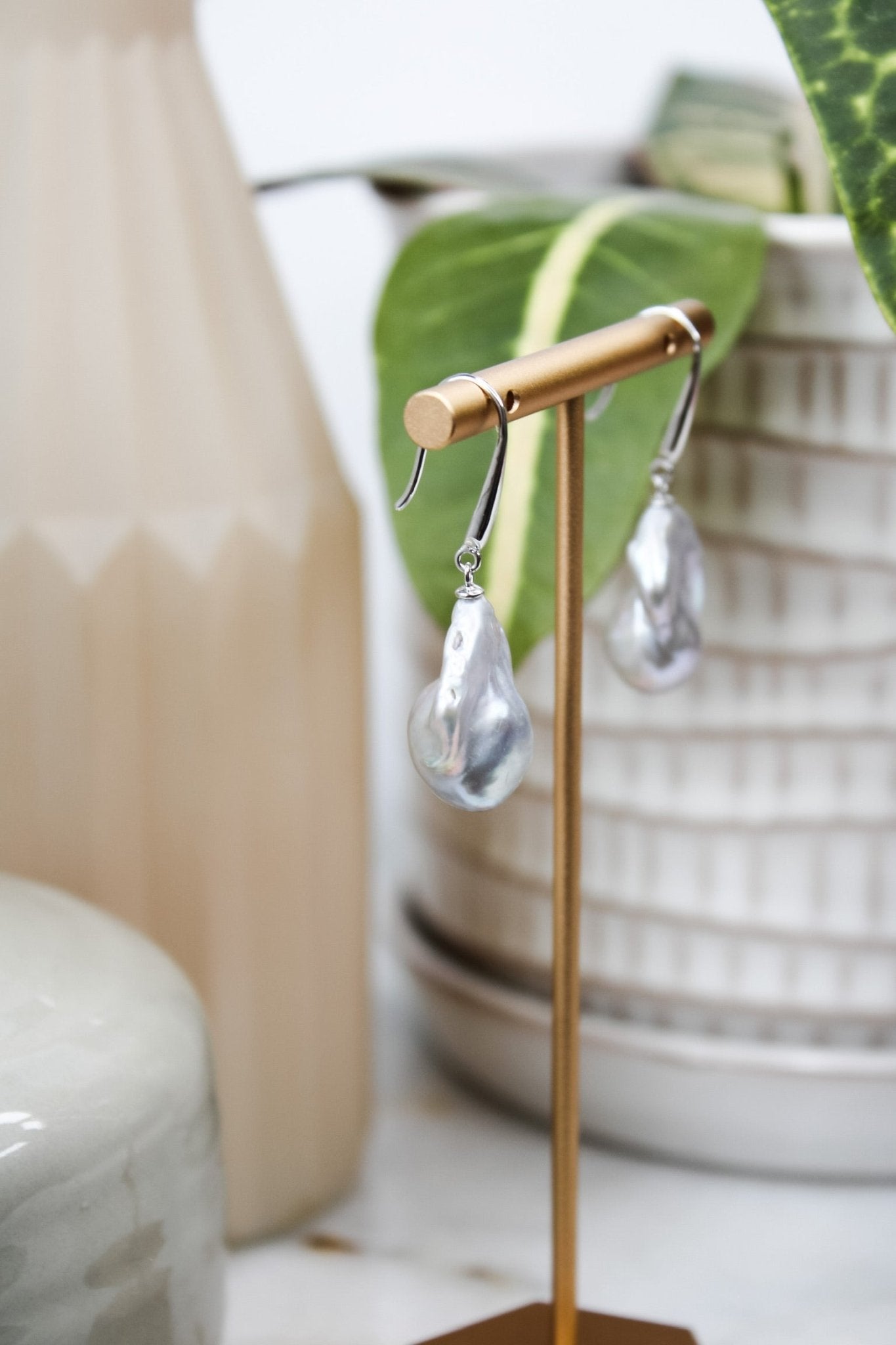 Baroque Pearl Earrings #8Rare FindsEarrings
