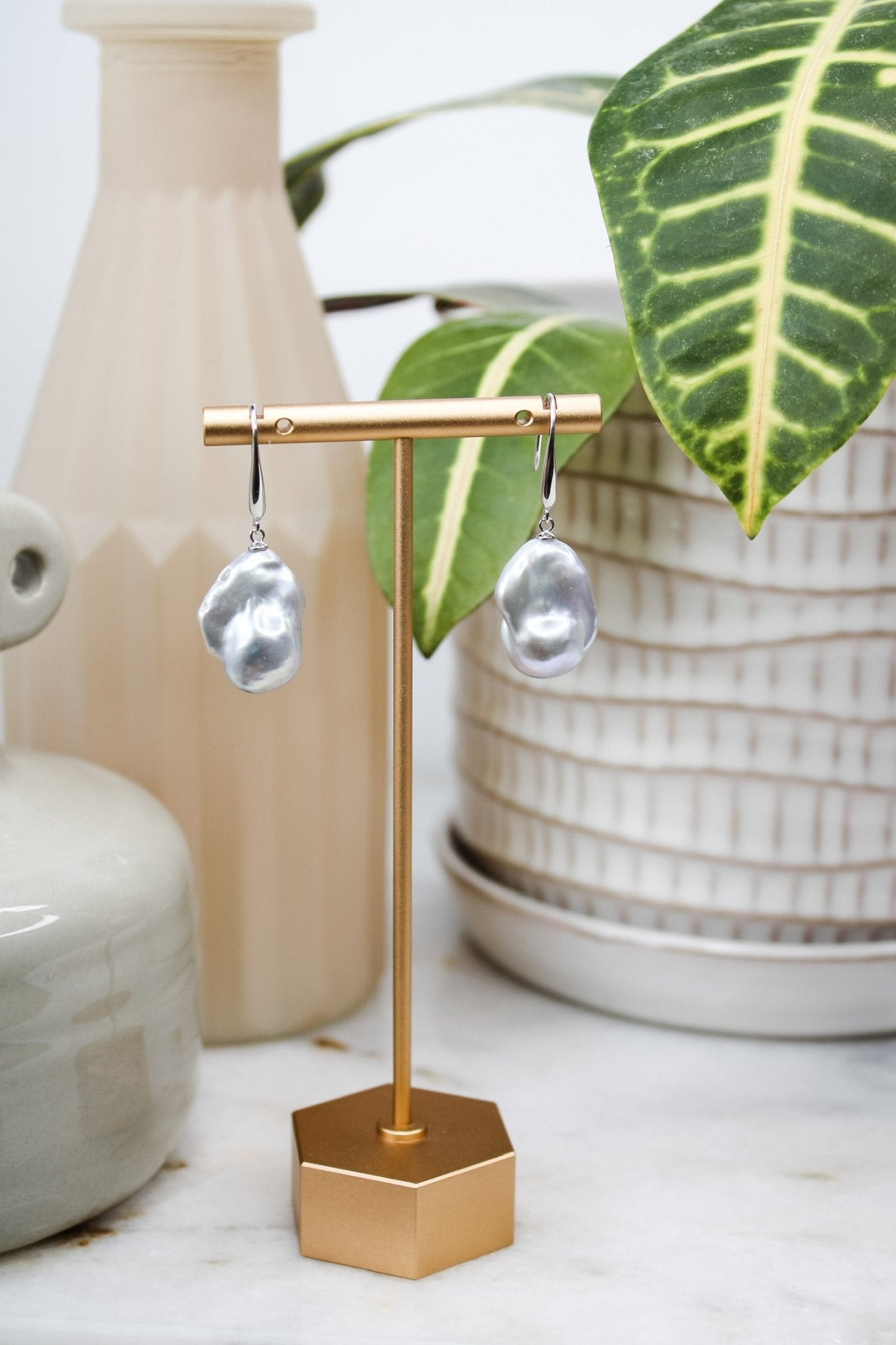 Baroque Pearl Earrings #8Rare FindsEarrings