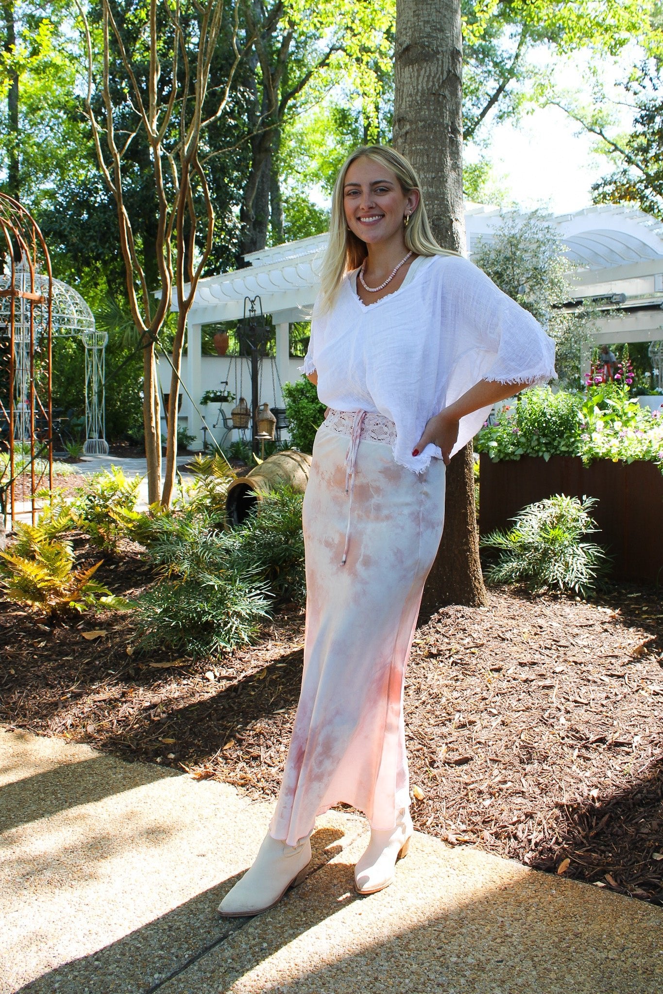Bias Maxi Skirt/Dress - Rose GoldMichelle JonasSkirts
