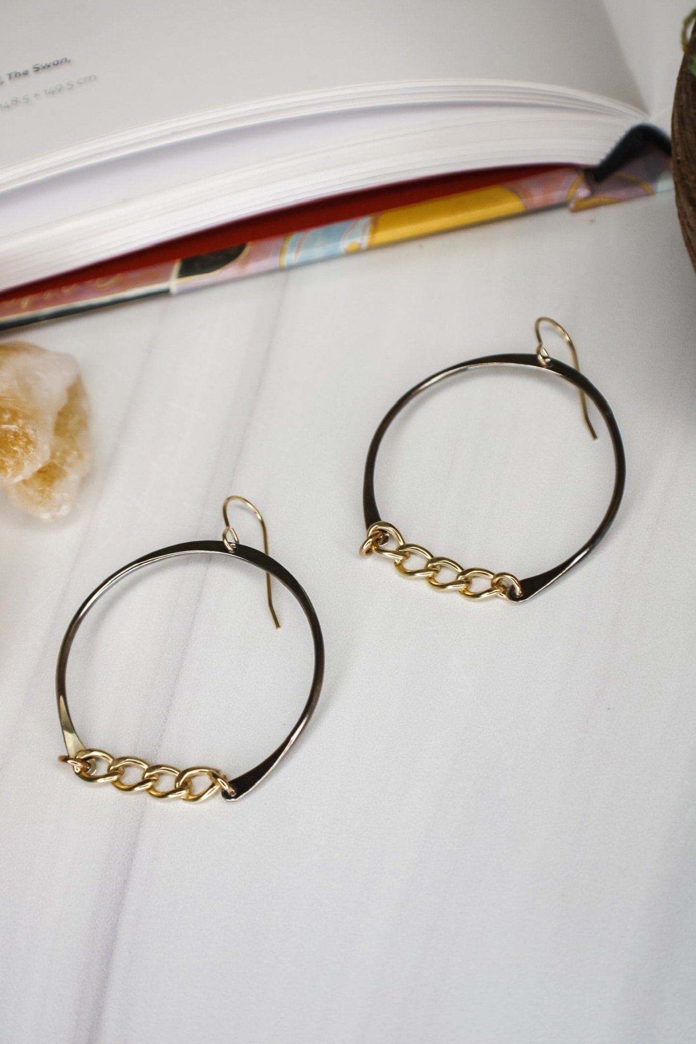 Blondie Earrings- Gun MetalKenda KistEarrings