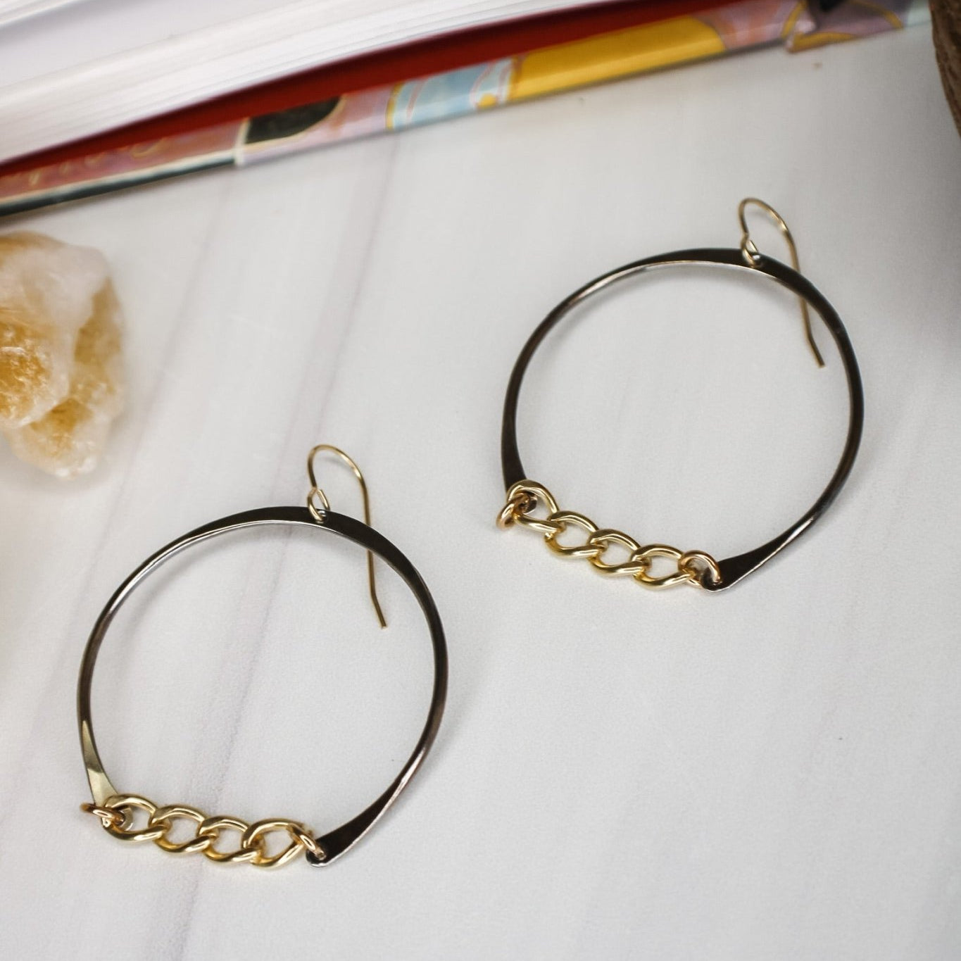 Blondie Earrings- Gun MetalKenda KistEarrings