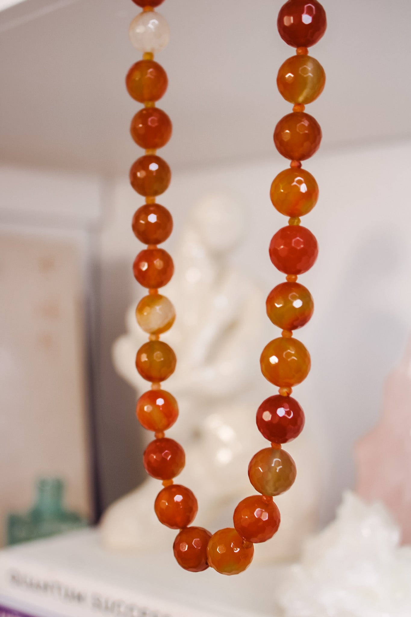 Carnelian Statement Diamond Lock NecklaceBeth ZinkNecklaces