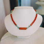 Carnelian & Turquoise NecklaceDebra PyeattNecklaces