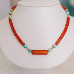 Carnelian & Turquoise NecklaceDebra PyeattNecklaces