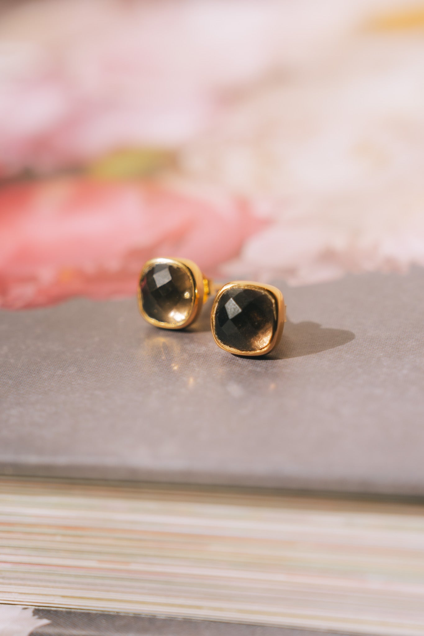 Cushion Studs: 24K Gold Vermeil (8 Colors)TreisiEarrings