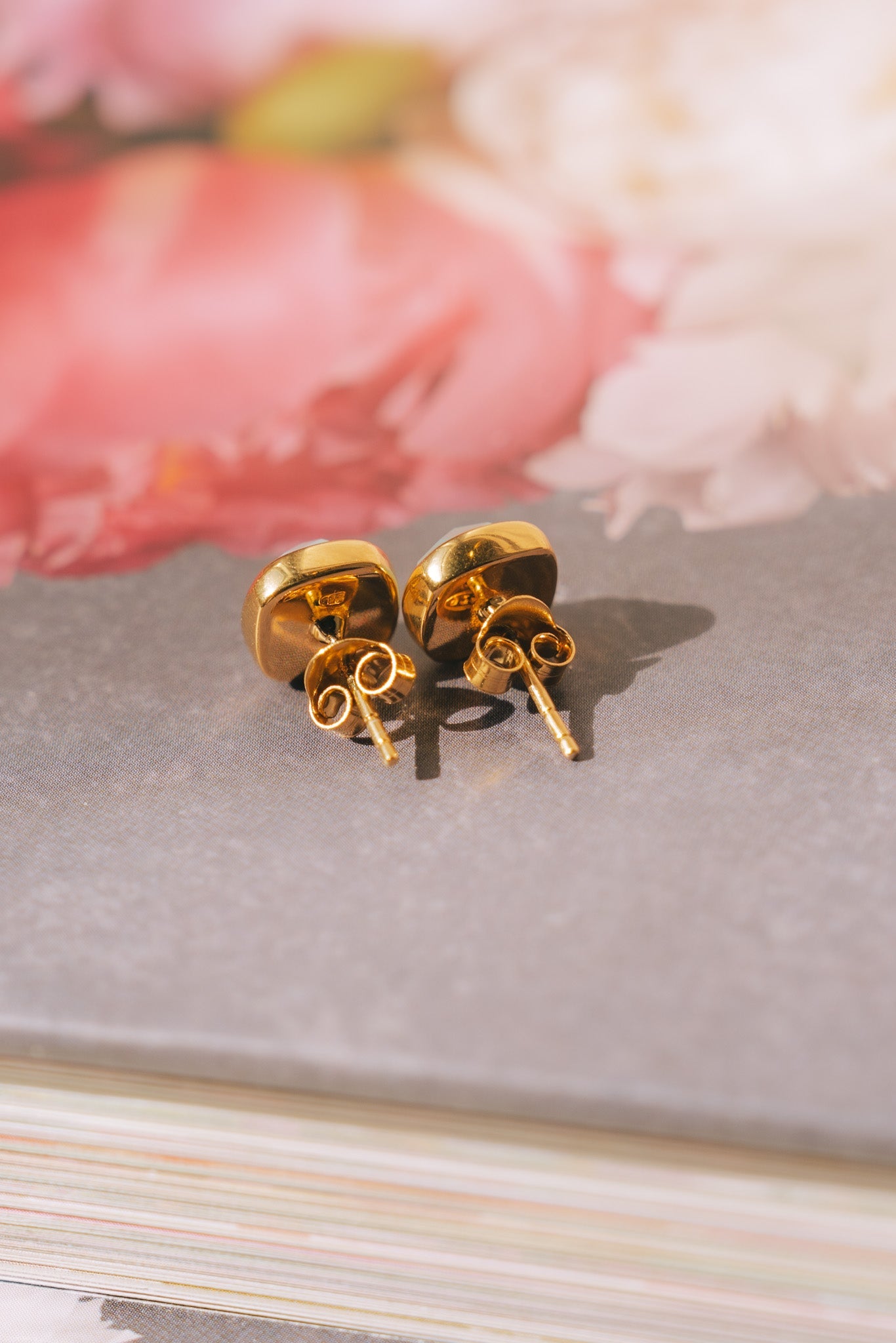 Cushion Studs: 24K Gold Vermeil (8 Colors)TreisiEarrings