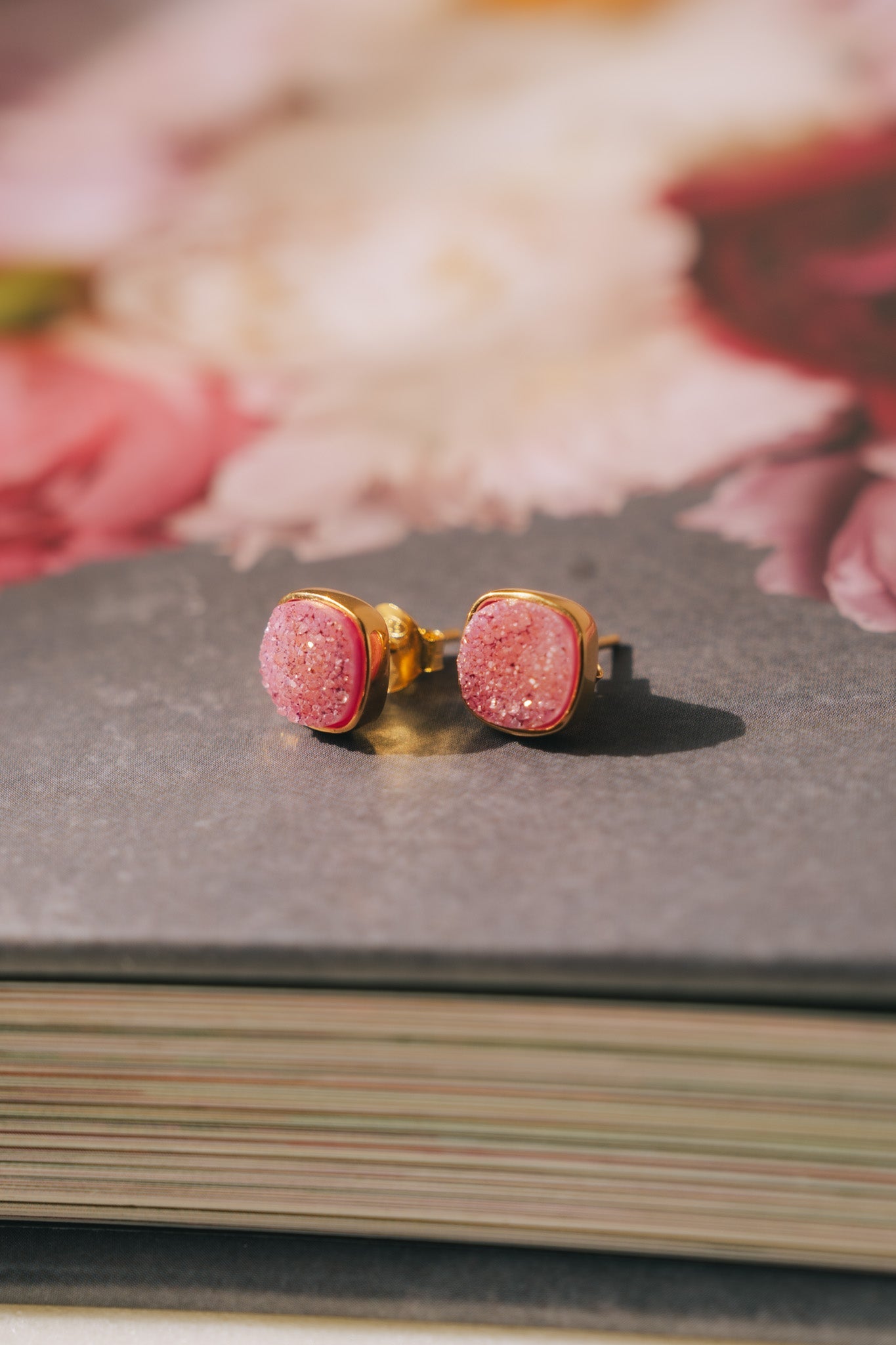 Cushion Studs: 24K Gold Vermeil (8 Colors)TreisiEarrings