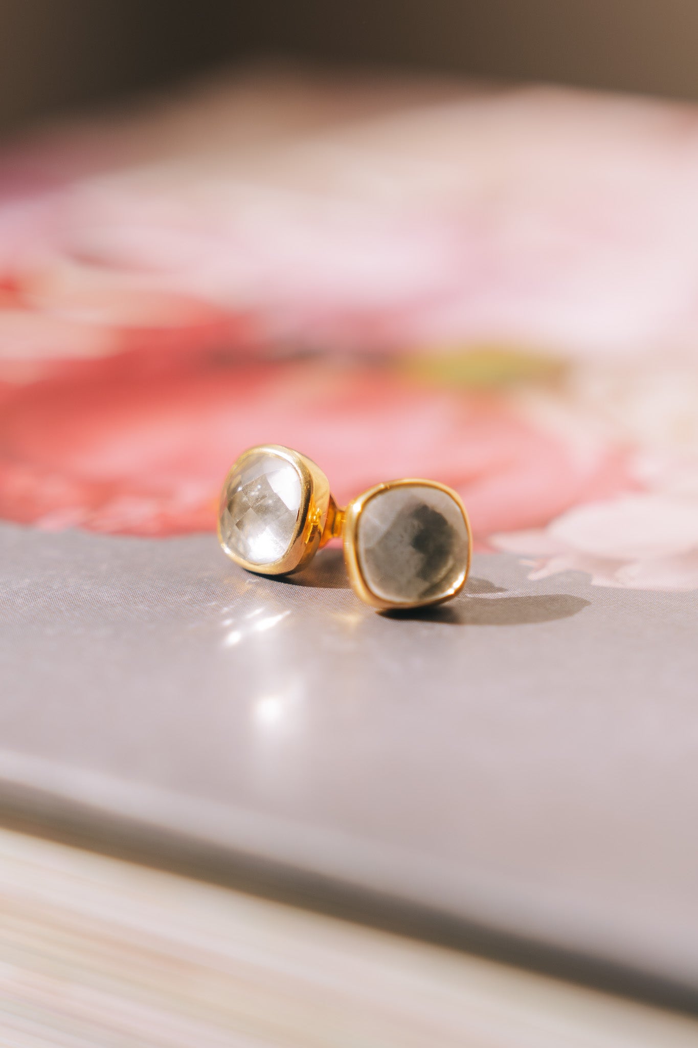 Cushion Studs: 24K Gold Vermeil (8 Colors)TreisiEarrings