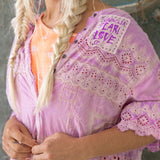 Eyelet Anna Grace Dress 975 - Purple BobaMagnolia PearlDresses