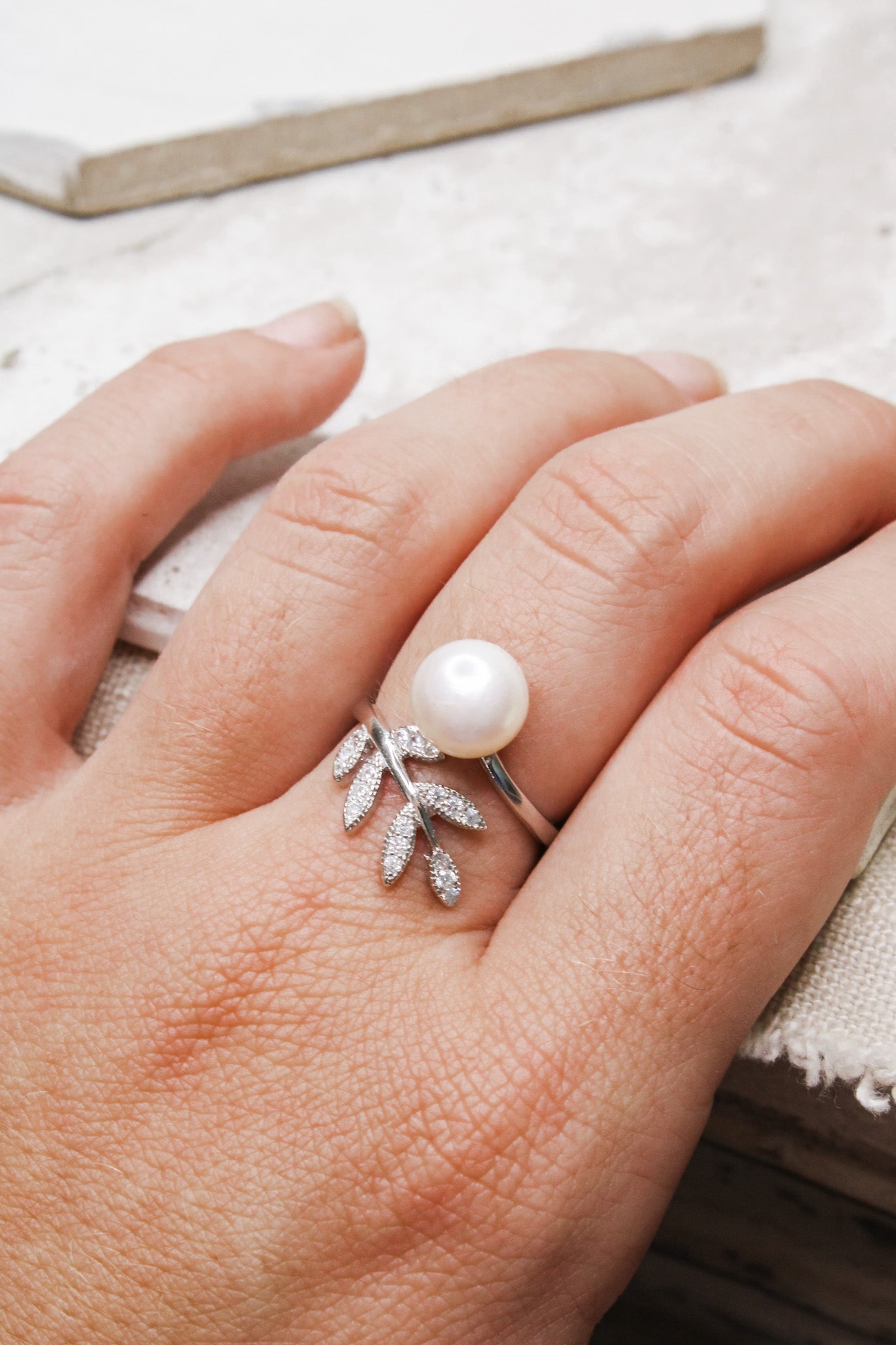 Floral Pearl Ring - 2 ColorsJinjaRing