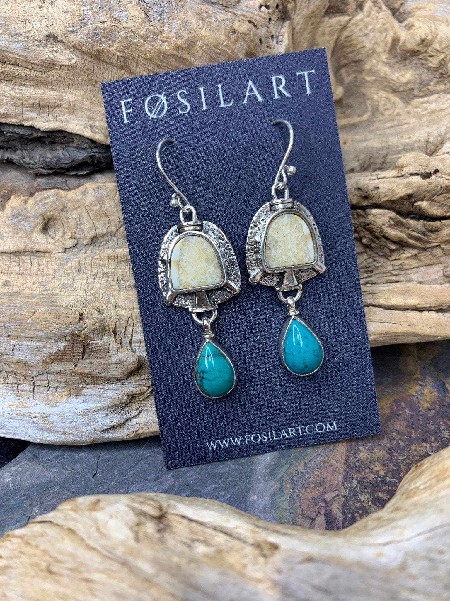 Fosilart Earrings #747FosilartEarrings