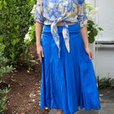 French Cotton Midi Skirt/Dress: Blues (4 colors)ColetteSkirts
