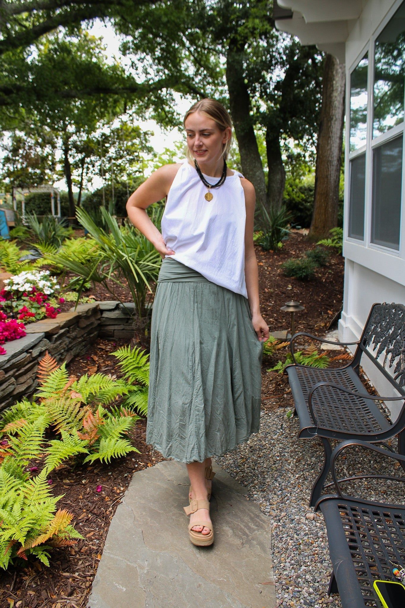 French Cotton Midi Skirt/Dress: Colorful Mix (5 colors)ColetteSkirts