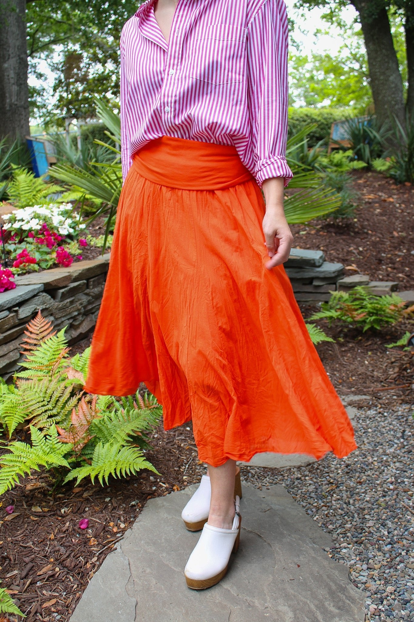French Cotton Midi Skirt/Dress: Colorful Mix (5 colors)ColetteSkirts