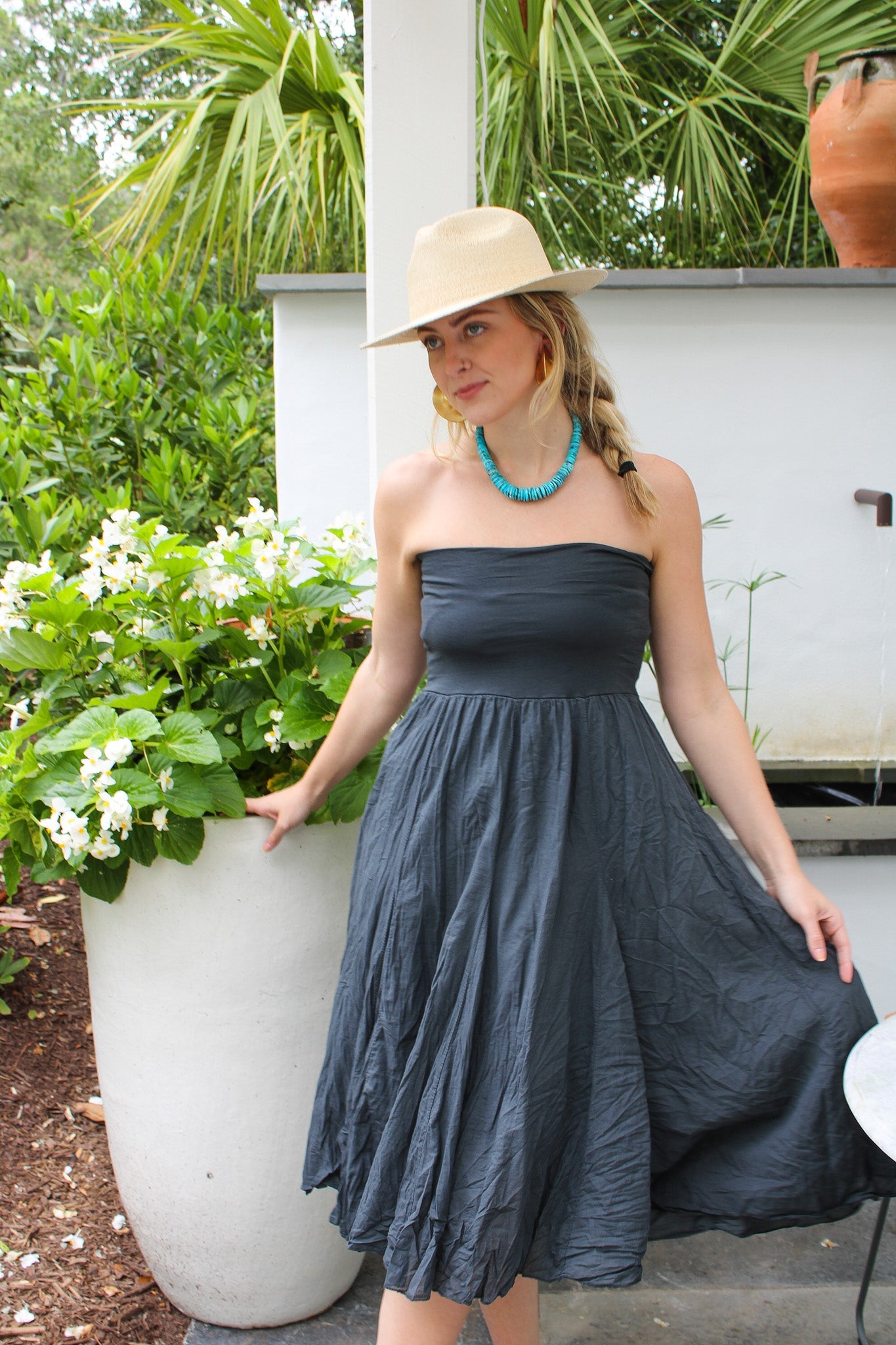 French Cotton Midi Skirt/Dress: Neutrals (4 colors)ColetteSkirts