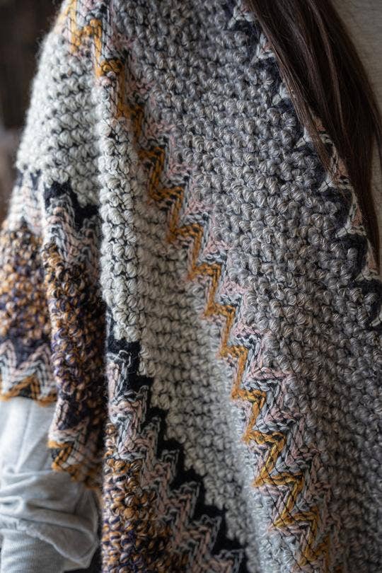 Fringed Knit Kimono: GreySAACHICoats & Jackets