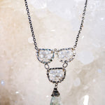 Granite Aquamarine Necklace #4613Michelle PresslerNecklace