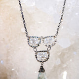 Granite Aquamarine Necklace #4613Michelle PresslerNecklace